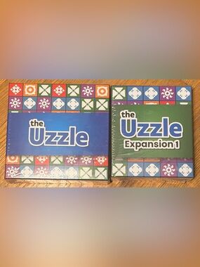 The Uzzle Party Game - Puzzle Matching Game (Blue & Green) expansion pack